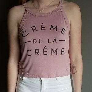 Pink Creme de la Creme Crop Top 💕